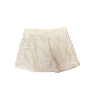 LULULEMON Pace Rival Skort Size 4 white